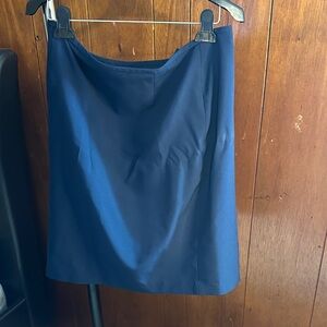 Classic Navy A-Line Women's Skirt